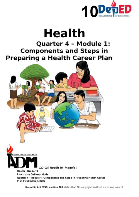 health career plan grade 10|Health 10 Q4 Mod1 Components And Steps In Preparing AHealth .